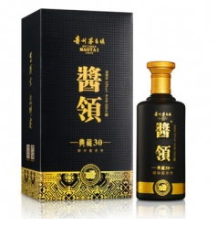 53&deg;醬領(lǐng)J30醬領(lǐng)典藏-30稀世捆沙老醬酒500ml