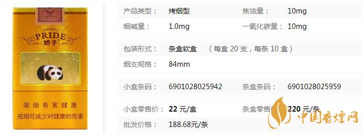 嬌子軟大金元香煙價(jià)格表圖及價(jià)格查詢(xún)