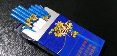 長白山(藍尚)香煙價格表圖，長白山迎春細煙價格